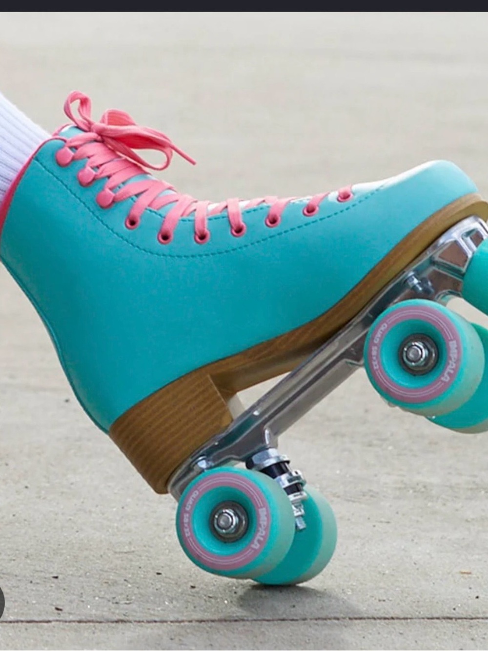 Impala quad skates size 10 basically new color aqua